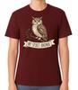 Owl My Spirit Animal Funny Wildlife Graphic Unisex T-Shirt