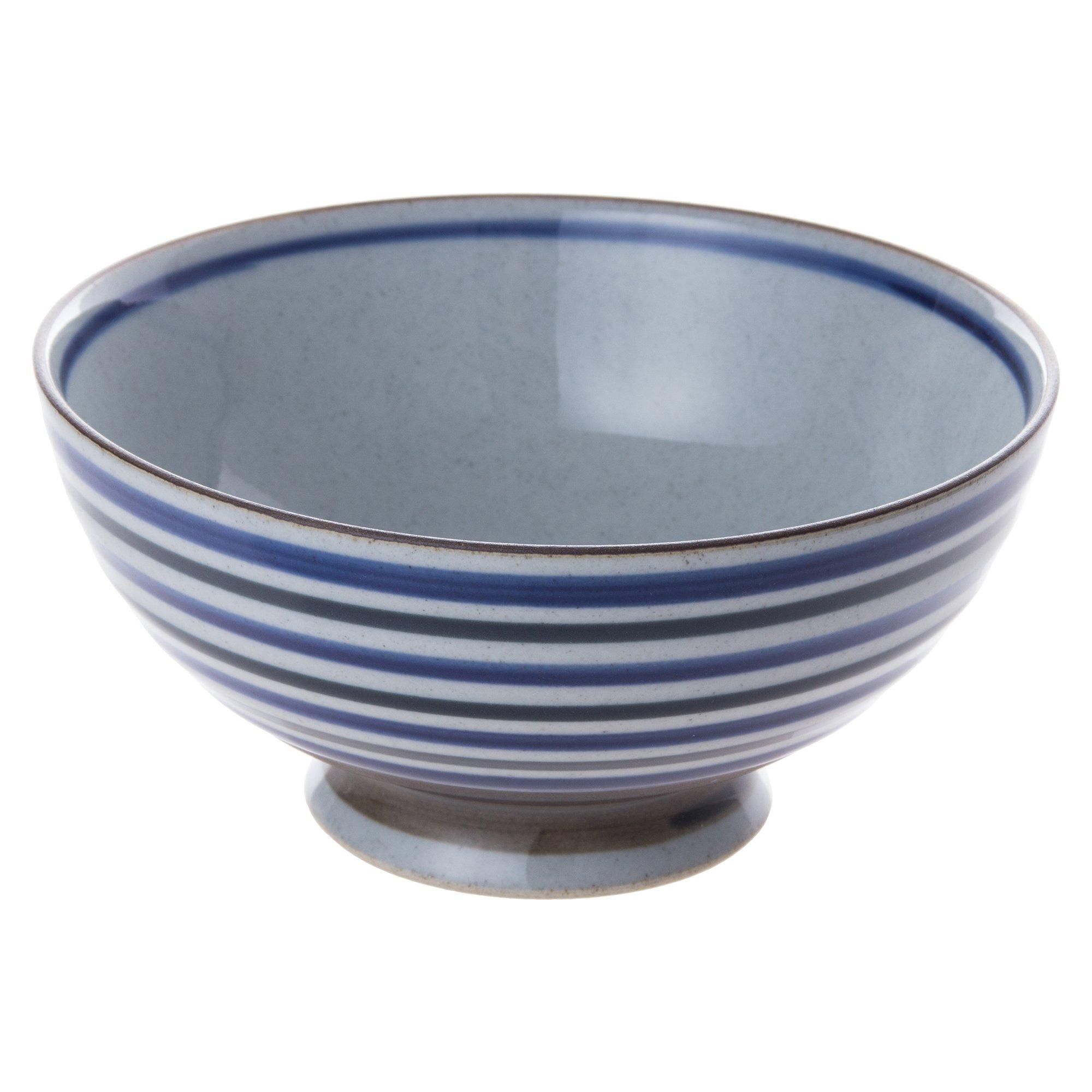 

RAO3Z Arita Ware Kuromaki Line Очень большая чаша для чая