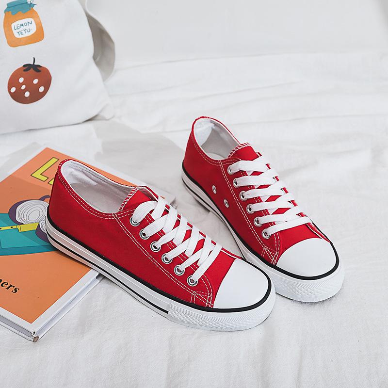 

Холщовые туфли женские весна и осень новые маленькие белые туфли корейская версия мужские туфли пара модные Харадзюку студенческие кеды 35 (female)