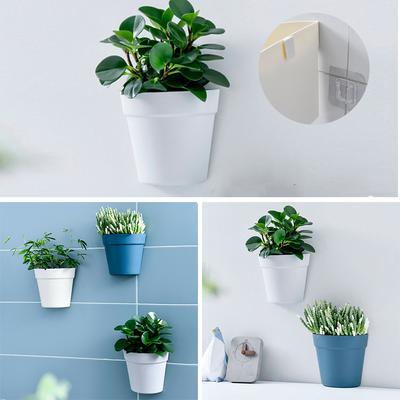 Garden Decor Durable Plastic Hanging Planter Succulent Wall Mounted Flower Pot