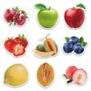 60 Creative Fruit & Vegetable Stickers: Apple, Pineapple, Hami Melon for Notebooks, Suitcases & More