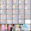24 Mixed Nail Art Sticker Symphony Laser Cutout Stickers Nail Decals Large-scale Painting Printing Template Stickers