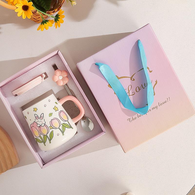 Teacher's Day Gift Practical Memorial Significance for Sending Teachers Ceramic Cup Souvenirs High-value Gift Opening Event