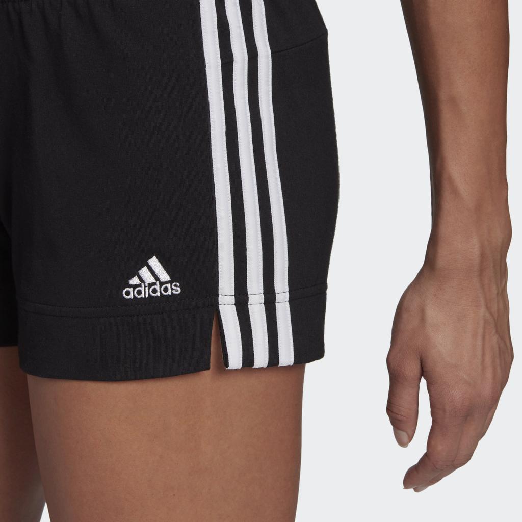 adidas ESSENTIALS SLIM 3 STRIPES SHORTS Women's Black GM5523