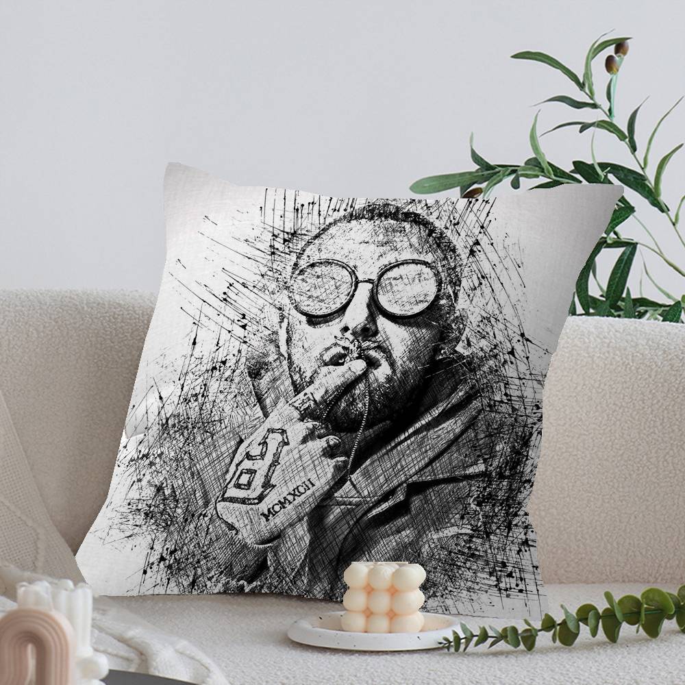 Singer M-Mac Miller Pillow Cover For Bedroom Room And Living Room Sofa Decorative Cushion Cover