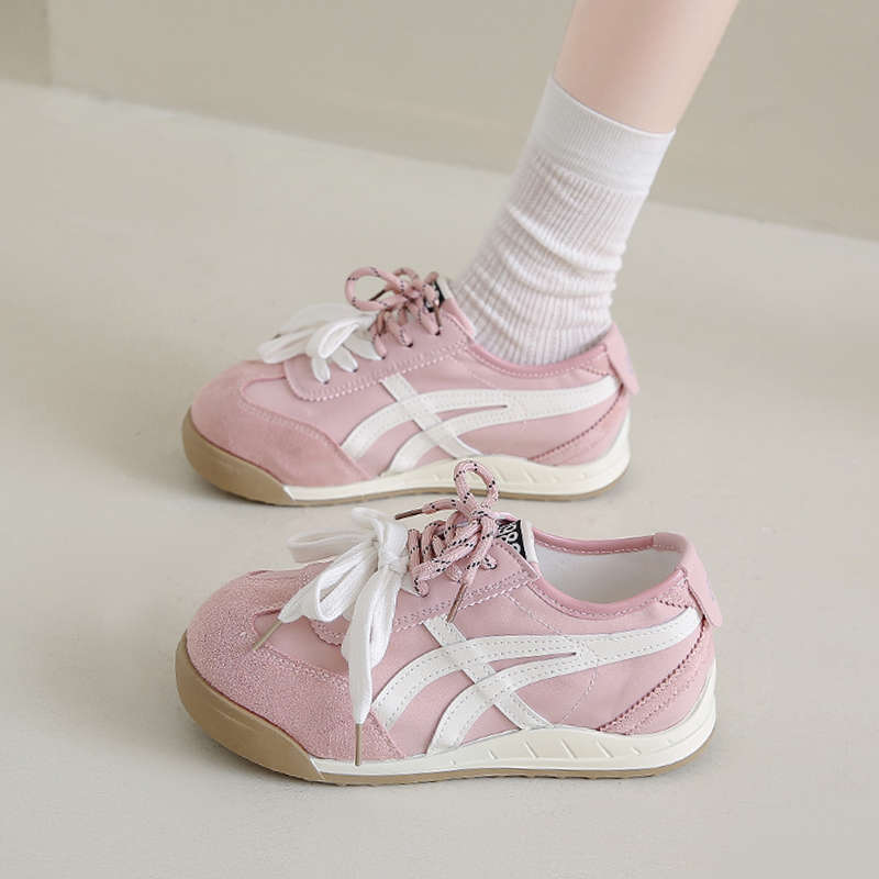 Dexun sko med tykk såle dame nye vår retro myk såle Forrest Gump sko allsidige fritidssko sportssko