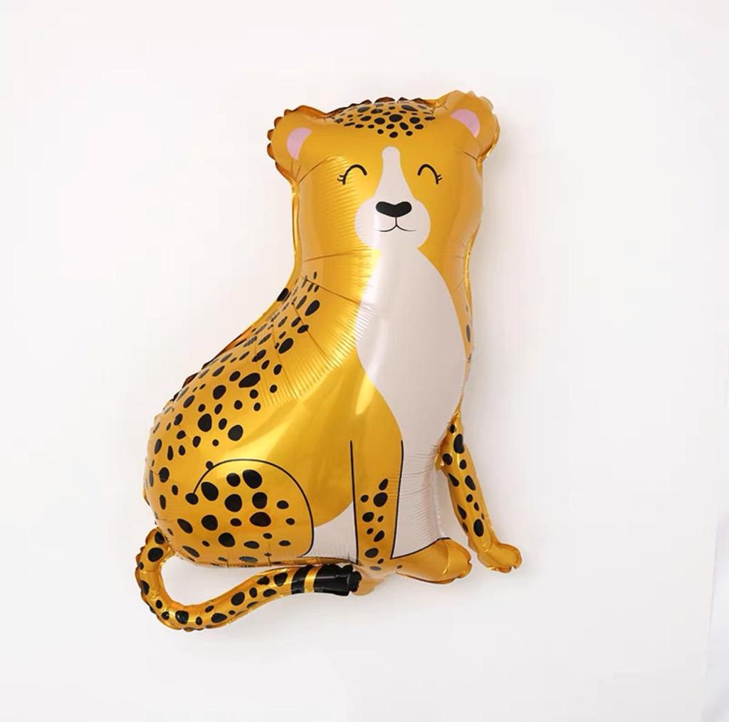 Cartoon Animal Balloons: Elephant, Monkey, Cat - Aluminum Film Birthday Party Decorations