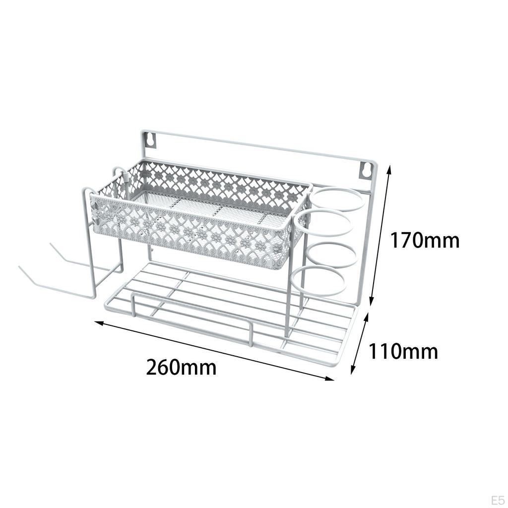 Organizer na przybory do pielęgnacji włosów do przechowywania w łazience