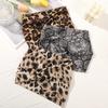 Yoga Leopard Print Stirnbänder für Damenhaar Breit Dick Dehnbar Boho Turban Geknotet Leopard Stirnbänder Damen Haaraccessoire