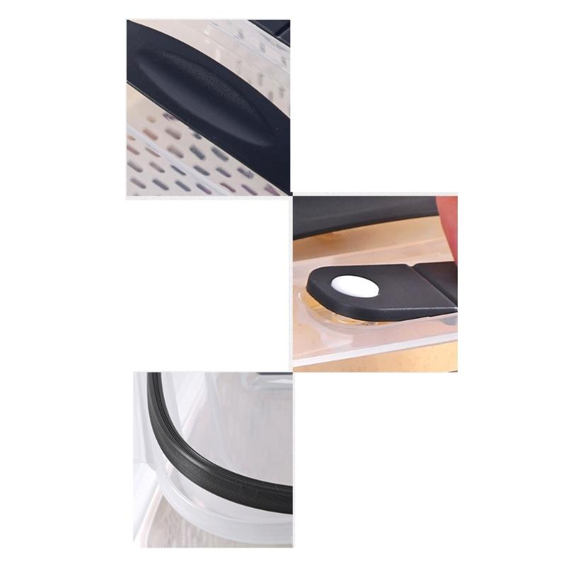 Multipurpose Food Storage Container with Removable Colander Accessory for Easy Draining and Long Time Use Preservation