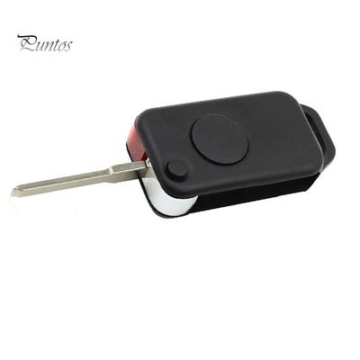 Puntos Vervanging Flip 1 Knop Afstandsbediening Sleutel Shell Case Fob Voor Benz Mercedes 1984-2004