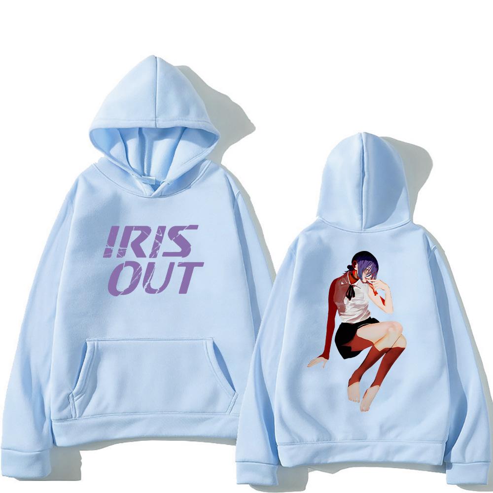 Japanisches Anime Titellied Hoodies Yonezu Kenshi IRIS OUT Cartoon Print Kleidung Kawaii Mädchen Sweatshirt Damen Herren Manga Pullover