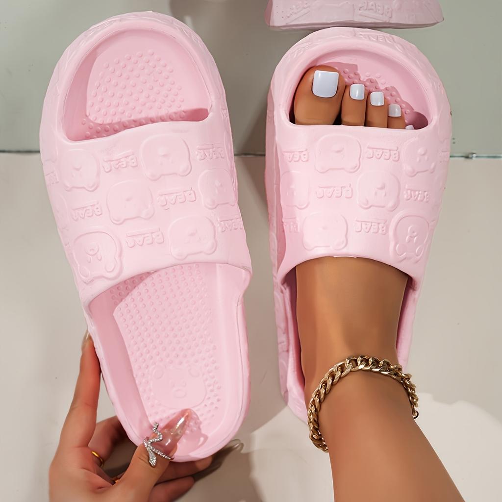 Damen Weiche Hausschuhe Rutschfeste Hausschuhe Leicht und Bequem Strandhausschuhe