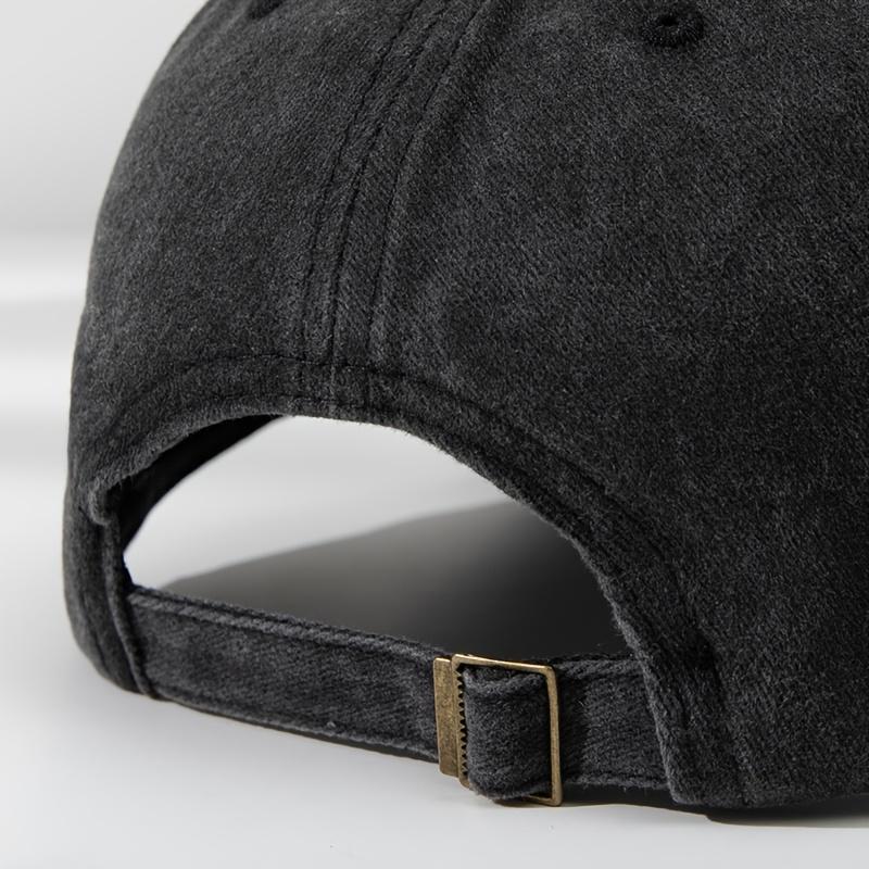 Washed Baseball Cap Men Women Vintage Cotton Curved Brim Sun Protection Hat