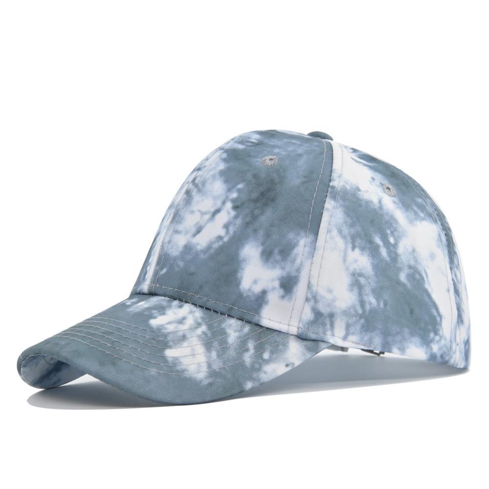 

Baseball Cap New Spring Sunhat Tie-dyed Colorful Men Women Unisex-Teens Cotton Snapback Caps Vintage Hip Hop Summer Hat Adjustable