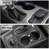 Carbon Fiber Interior Mechanical Gear Shift Cover Trim For Jeep Grand Cherokee