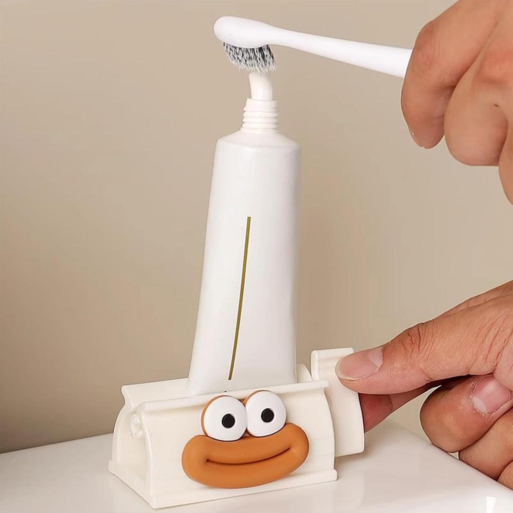 Manual Toothpaste Squeezer Funny Sausage Mouth With Frosteds Handle For Toothpaste Dispensing and Reduceds Waste