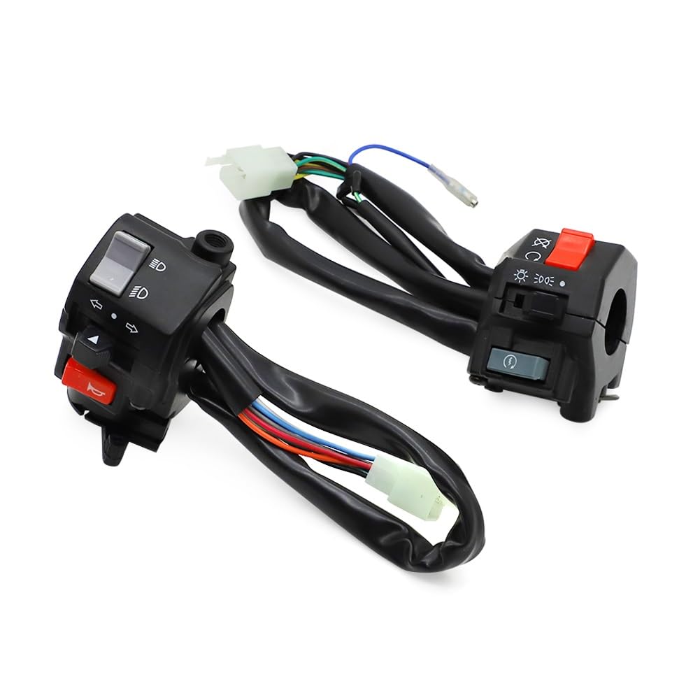 

Переключатель электростартера для Yamaha XV250 Virago FZR RZ TZR RD 250 350 SRX600 TZR125 жгут проводов переключателя управления на руле 22 мм 7/8