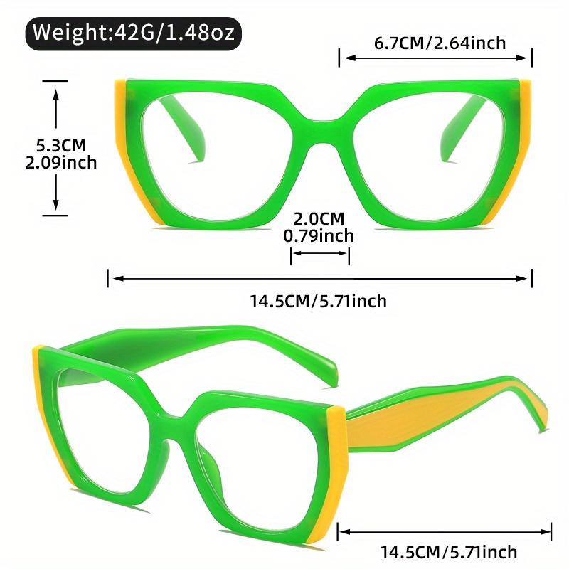 Elegant WOMEN'S fashion cat eye reading glasses-stylish purple, anti-blue light, full rim, square frame