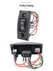 Three-Position ON-OFF-ON Bilge Pump Switch Panel