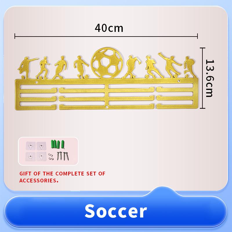 Factory Direct Custom Large Wall Hanger Metal Medal Display Rack for Bulk Medals & Awards Storage