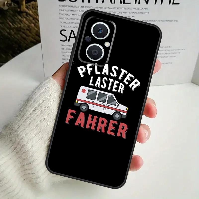 Ambulance EMS EMT Paramedic Case For OPPO Reno 10 Pro 11F 4 5 6 7 8 Lite 4Z 5Z 8T OPPO Find X2 X3 X5 Lite X6 Pro Cover