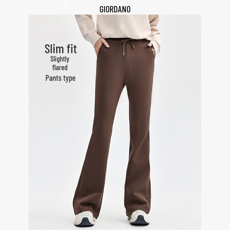 Giordano Women's Soft Feel Slim Flare Pants
