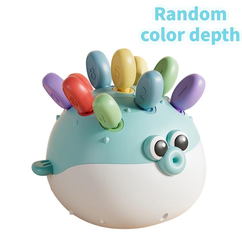 Pufferfish Building Toys - Interactive Colorful Learning Blocks for Toddlers, Enhances Motor Skills, Creativity & Color Recognition 1set
