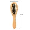 2 Colors Anti Static Natural Wooden Massage Hairbrush Comb Scalp Health Care Paddle Brush