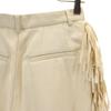 Unused CLANE Side Fringe Pants 2 Ivory System Women Used