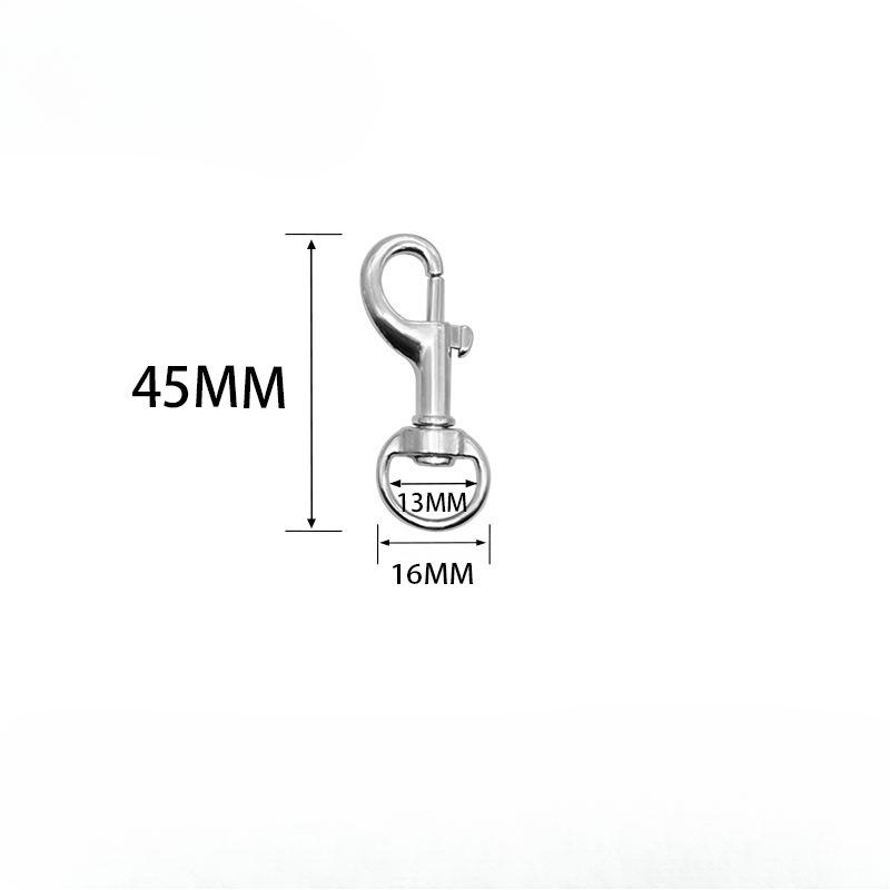 5pcs Outdoor Climbing Backpack Universal Rotating Metal Buckle Fishing Utilities Collar Lock Buckle Luggage Hardware Accessories