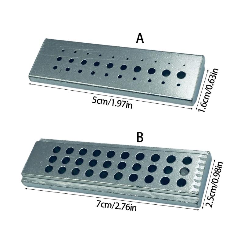 Professional Three Row Hit Block Set For Watch Repair With Permanent Steel Building And Ergonomic Plan