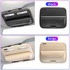 Pu Leather Car Sun Visor Glasses Case Multi-Pocket Car Visor Glasses Holder  Car