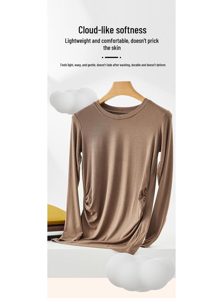 Umstands-Basisshirt – Herbst/Winter Modal-T-Shirt