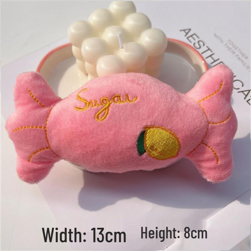 Sanhe Cartoon Animal Durable Squeaky Ball Rope Toy