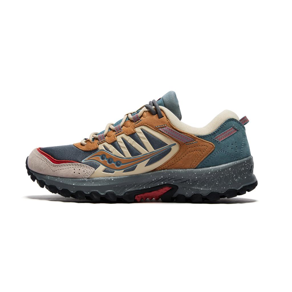 SAUCONY Grid Peak Komfortable Allsidige Slitesterke Pustende Lavsko Livsstilssko Unisex Sko Grå Beige S70930-1