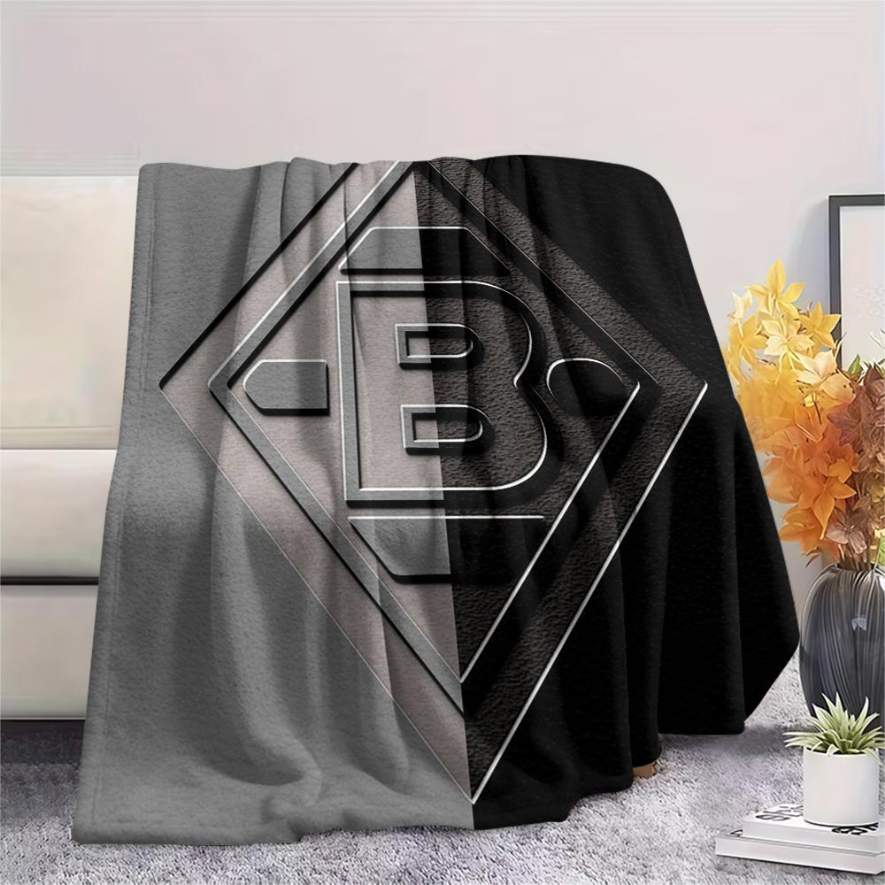 1pc Borussia Print Flannel Blanket, High quality Comfortable for All Seasons, Home Decor, Warmth and Comfort, Perfect for Christmas Gifts16