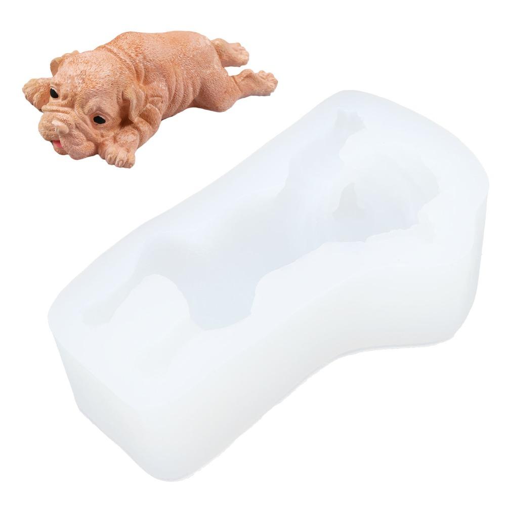 Silikon-Hund Silikonform Antihaft Shar Pei Form 3D Hund Silikonform Eiswürfelherstellung