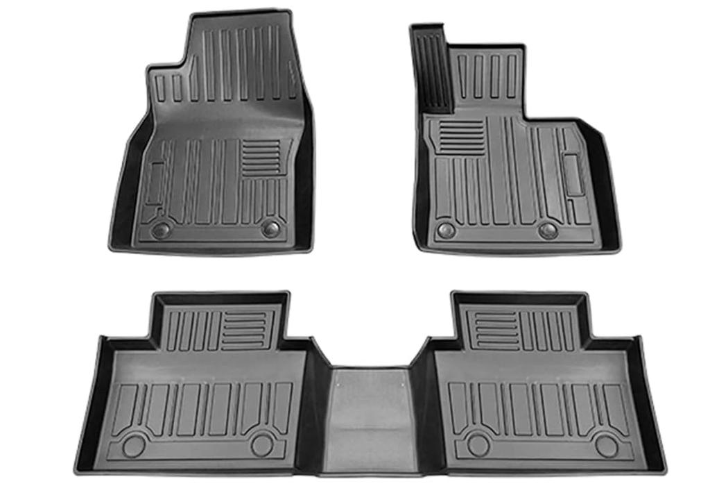 Cartist 3D Floor Mats for New Mazda DM Series and TPE Material Custom Design for First and Second Rows Easy Installation Car Accessories 3PSC Set