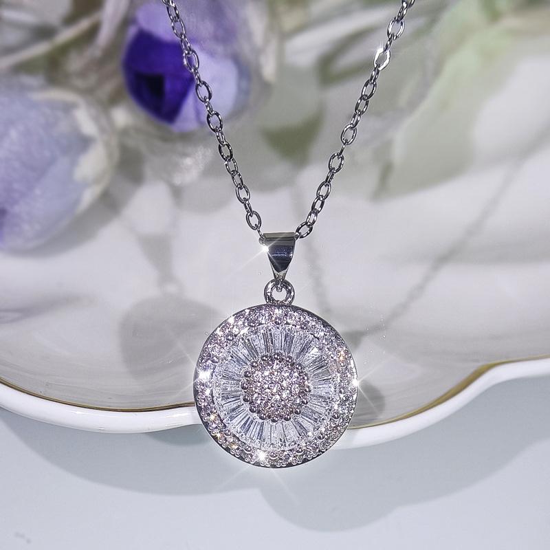 

Корейский стиль модное ожерелье подарок ювелирные изделия микро набор циркон ожерелье серьги браслет кольцо