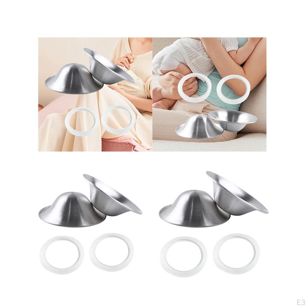 2 Stück Stillzubehör Brustwarze Wiederverwendbare Mund Stillbecher für
