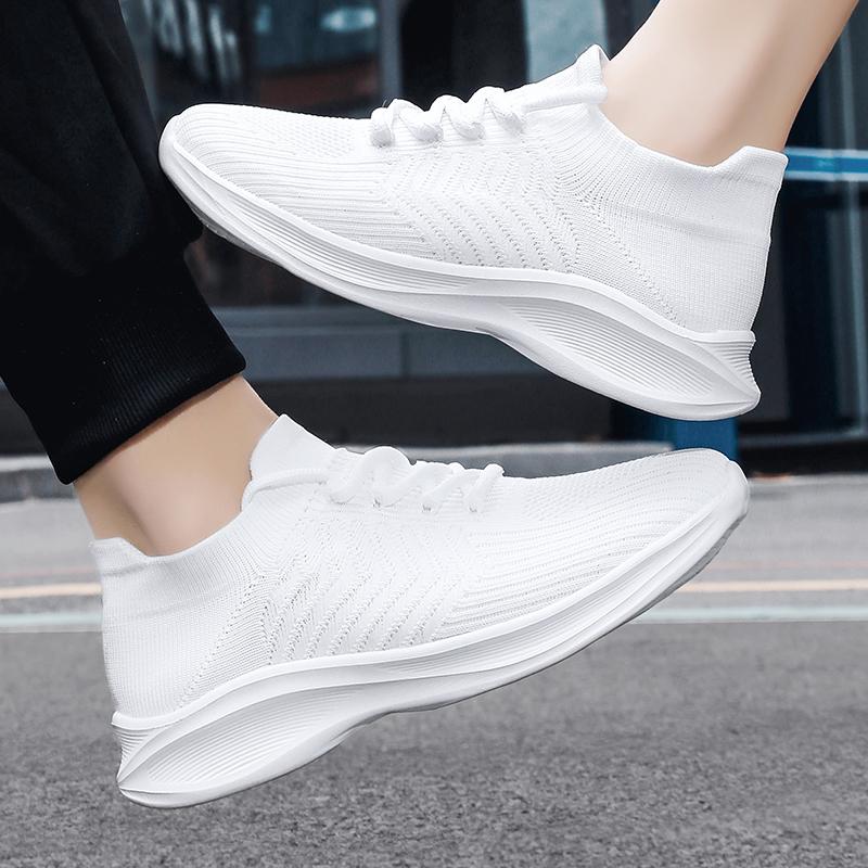 Men'S And Women'S Casual Sports Shoes, Lightweight Running Shoes, Spring And Autumn Breathable Flat Shoes, Loafers, Large Size