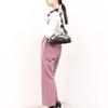 Velvet Ribbon Baguette Shoulder Bag PI [Kakatoo] 70-00-00210 Women's