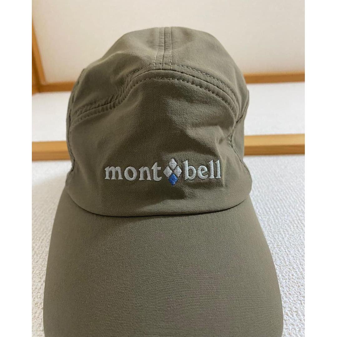 Used mont-bell lightweight olive green cap
