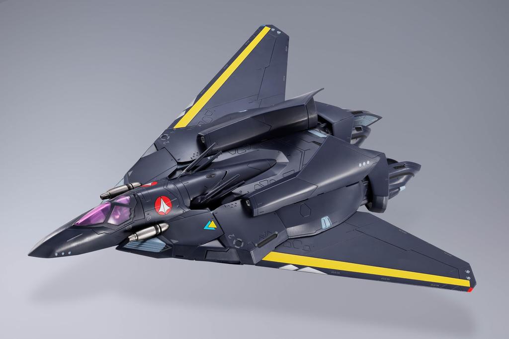 Tamashii Nations DX Chogokin Macross 7 VF-17S Nightmare Stealth Valkyrie Gumlin Kizaki Machine 250mm ABS Metal PVC Movable Figure