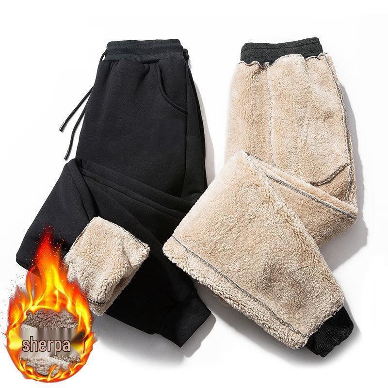 Men's Winter High-Waist Slimming Down Pants - Thick, Warm, and Slim Fit with Small Leg Design (2022).