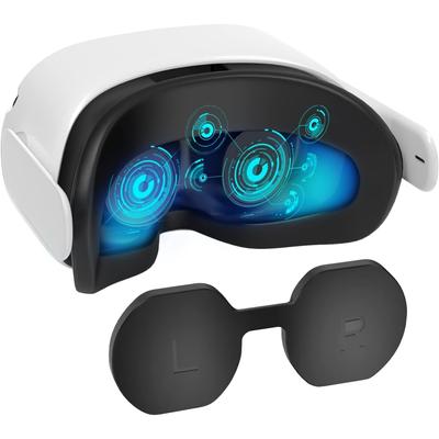 Ochranný kryt kompatibilní s PSVR2, Zesílený silikonový chránič brýlí, Prachotěsný a proti poškrábání, Měkký kryt čočky pro příslušenství PSVR2