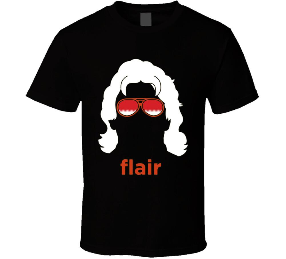 Ric flair Silhouette black T Shirt Mens Womens Tees Top 2XL