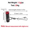 10Pcs New S/L Sea Fishing Balance Plastic Head Swivel Anti-winding Clear Snap Balance Stable Top Saltwater