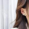 Korea  Design Fashion Jewelry Exquisite 14K Real Gold AAA Zircon Earrings Small Road Branch Women's Party Party Earrings